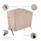 Modern Leisure Chalet 2-Seat Patio Canopy Swing Cover, 87 in. L x 64 in. W x 66 in. H, Beige 2922 - alternate 3